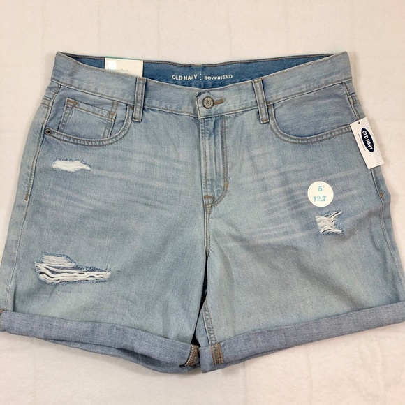 Old Navy Pants - NWT Old Navy Light Denim Distressed Shorts